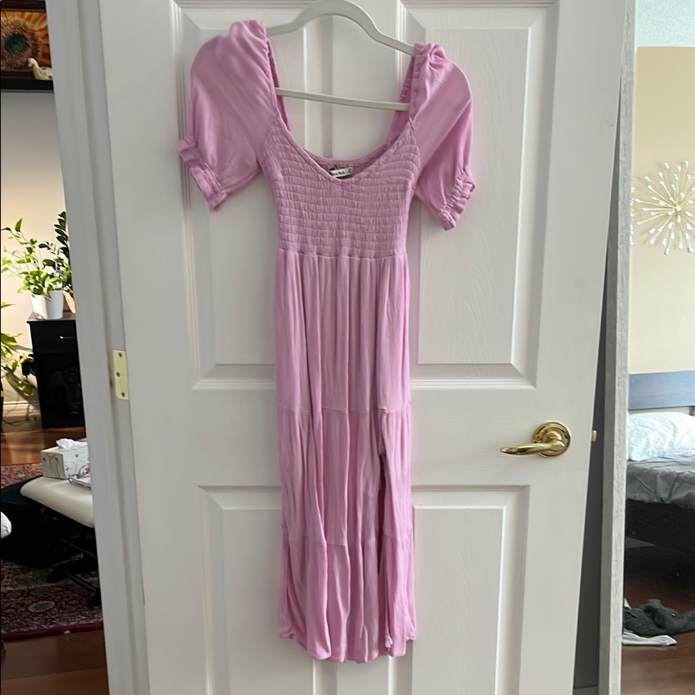 Elegant Lavender Women's Dress